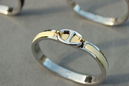 [Elara]CLIC CHAINE SILVER BRACELET