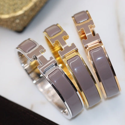 [Elara]H BRACELET 12MM BROWN