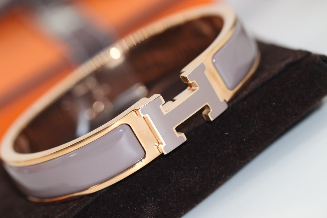 [Elara]H BRACELET 12MM BROWN