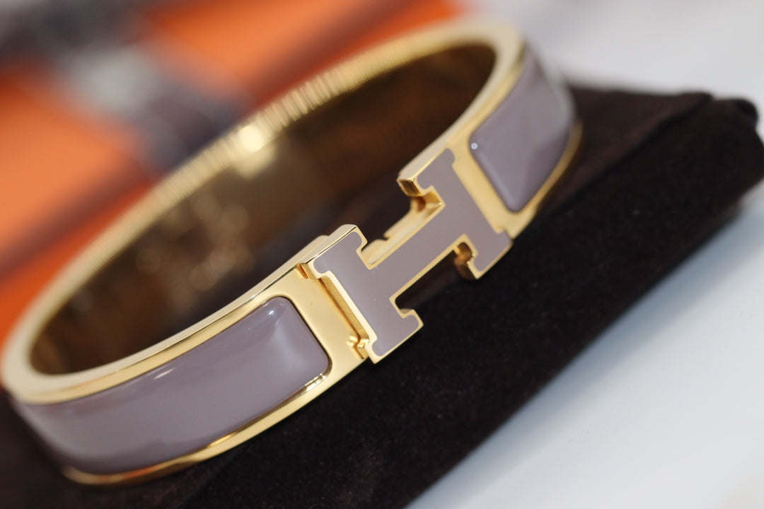 [Elara]H BRACELET 12MM BROWN