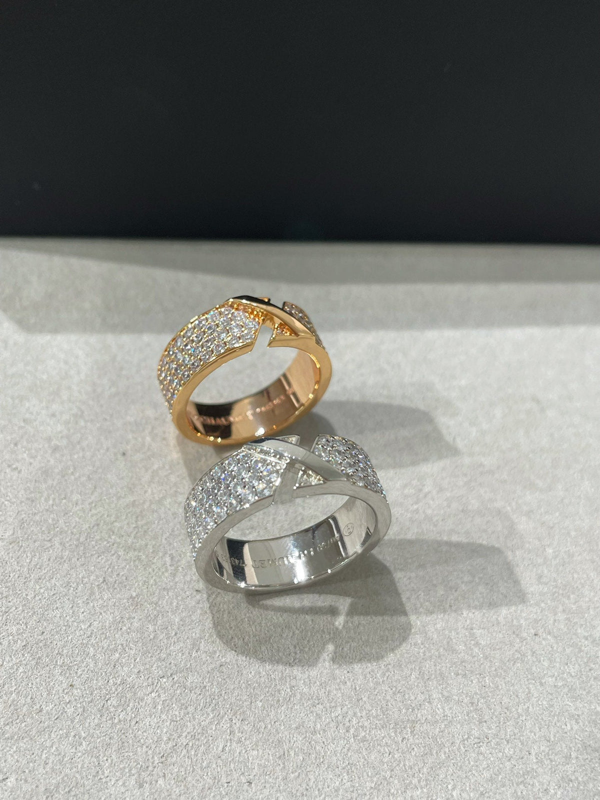 [Elara]LIENS EVIDENCE  DIAMOND PAVED RING