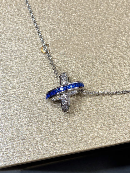 [Elara]LIENS ダイヤモンド シルバー ネックレス