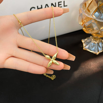 [Elara]LOUISETTE GOLD NECKLACE
