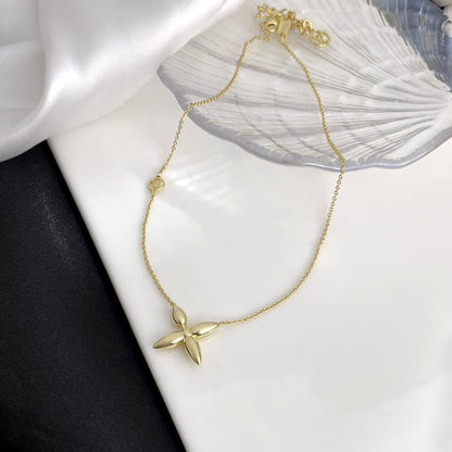 [Elara]LOUISETTE GOLD NECKLACE