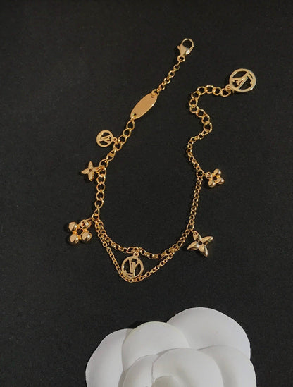 [Elara]BLOOMING ROSE GOLD MOP BRACELET