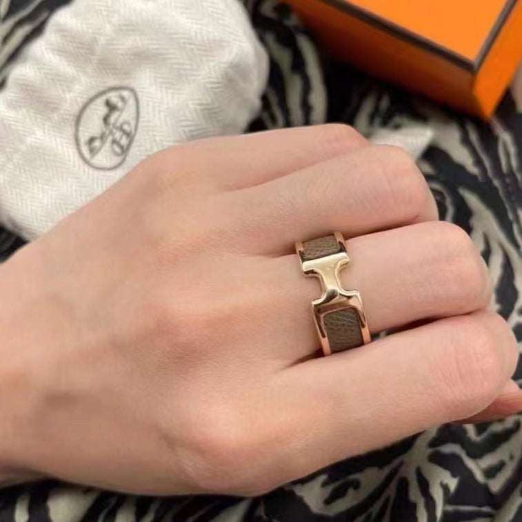 [Elara]OLYMPE ROSE GOLD RING