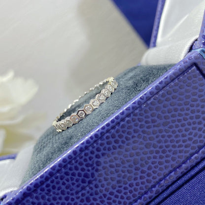 [Elara]BEE LOVE DIAMOND PAVED SMALL RING