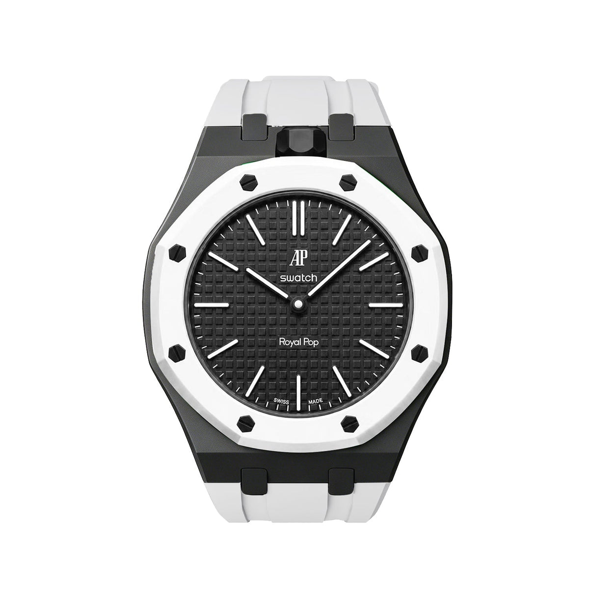 [Elara]Royal Oak Pop Exclusive Bioceramic Case & Silicone Strap Mix Color