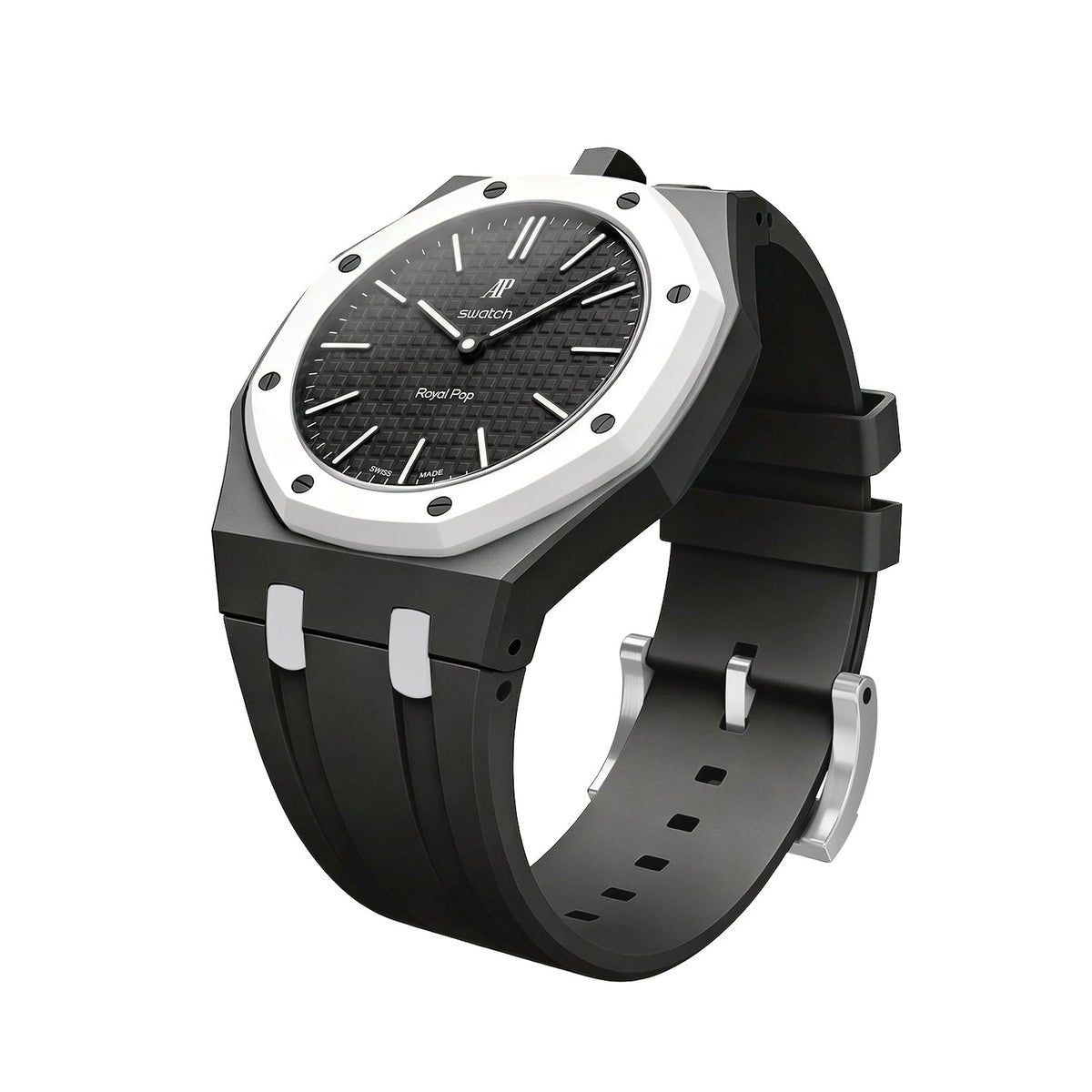 [Elara]Royal Oak Pop Exclusive Bioceramic Case & Silicone Strap Mix Color