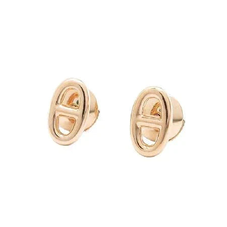 [Elara]CHAINE SMALL EARRINGS GOLD AND SILVER