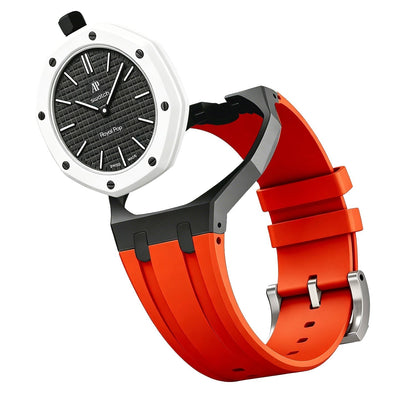 [Elara]Royal Oak Pop Exclusive Bioceramic Case & Silicone Strap Mix Color
