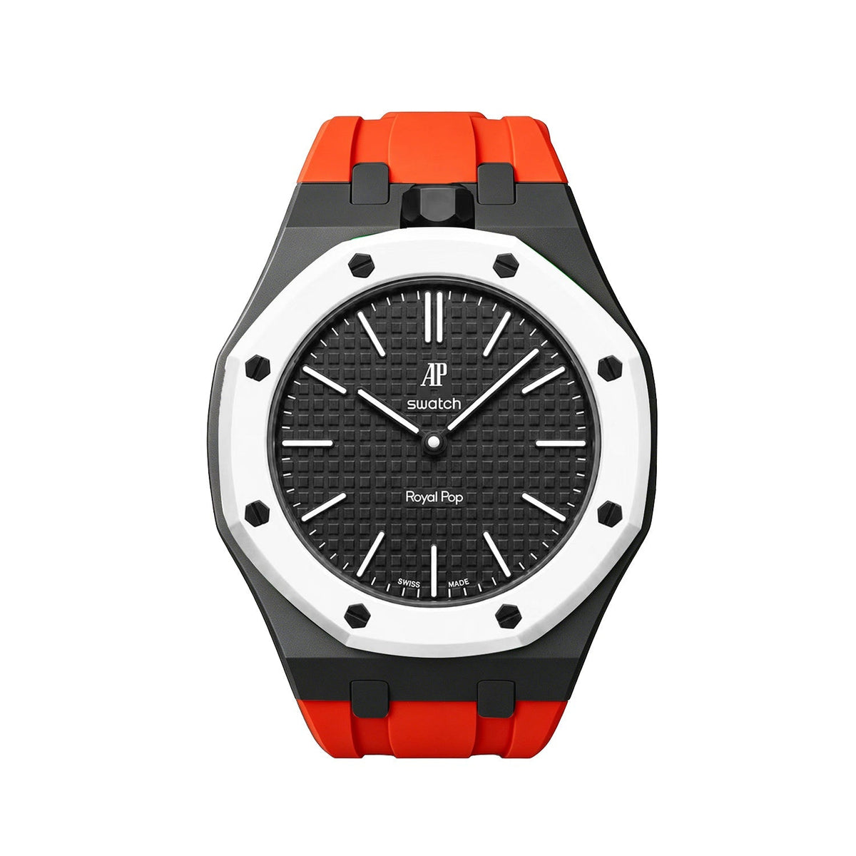 [Elara]Royal Oak Pop Exclusive Bioceramic Case & Silicone Strap Mix Color