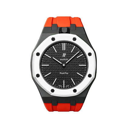 [Elara]Royal Oak Pop Exclusive Bioceramic Case & Silicone Strap Mix Color
