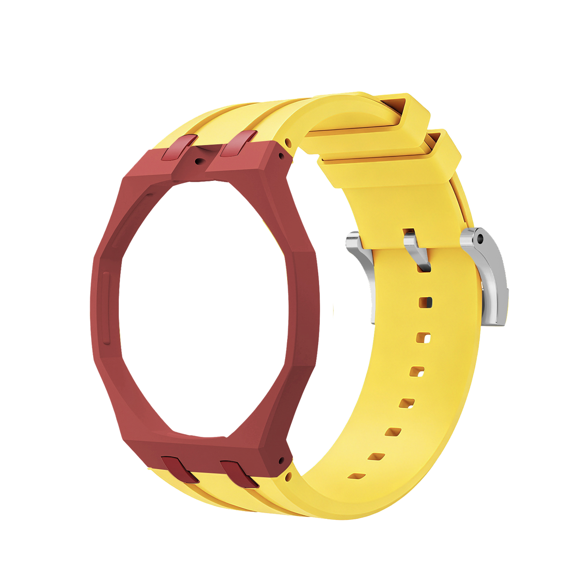 [Elara]Royal Oak Pop Exclusive Bioceramic Case & Silicone Strap Mix Color