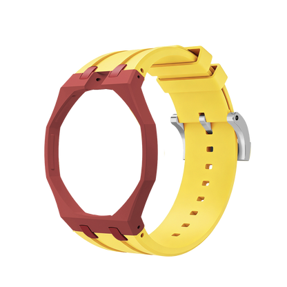 [Elara]Royal Oak Pop Exclusive Bioceramic Case & Silicone Strap Mix Color