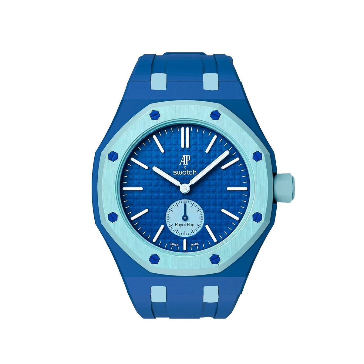 [Elara]Royal Oak Pop Exclusive Bioceramic Case & Silicone Strap Mix Color