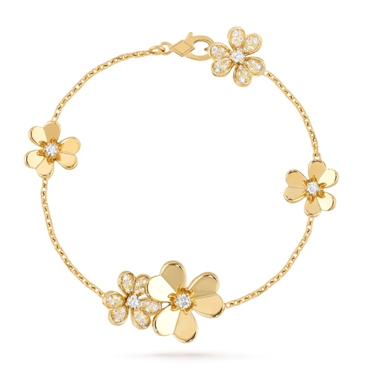 [Elara]LUMINOUS BLOSSOM 5-MOTIV ARMBAND