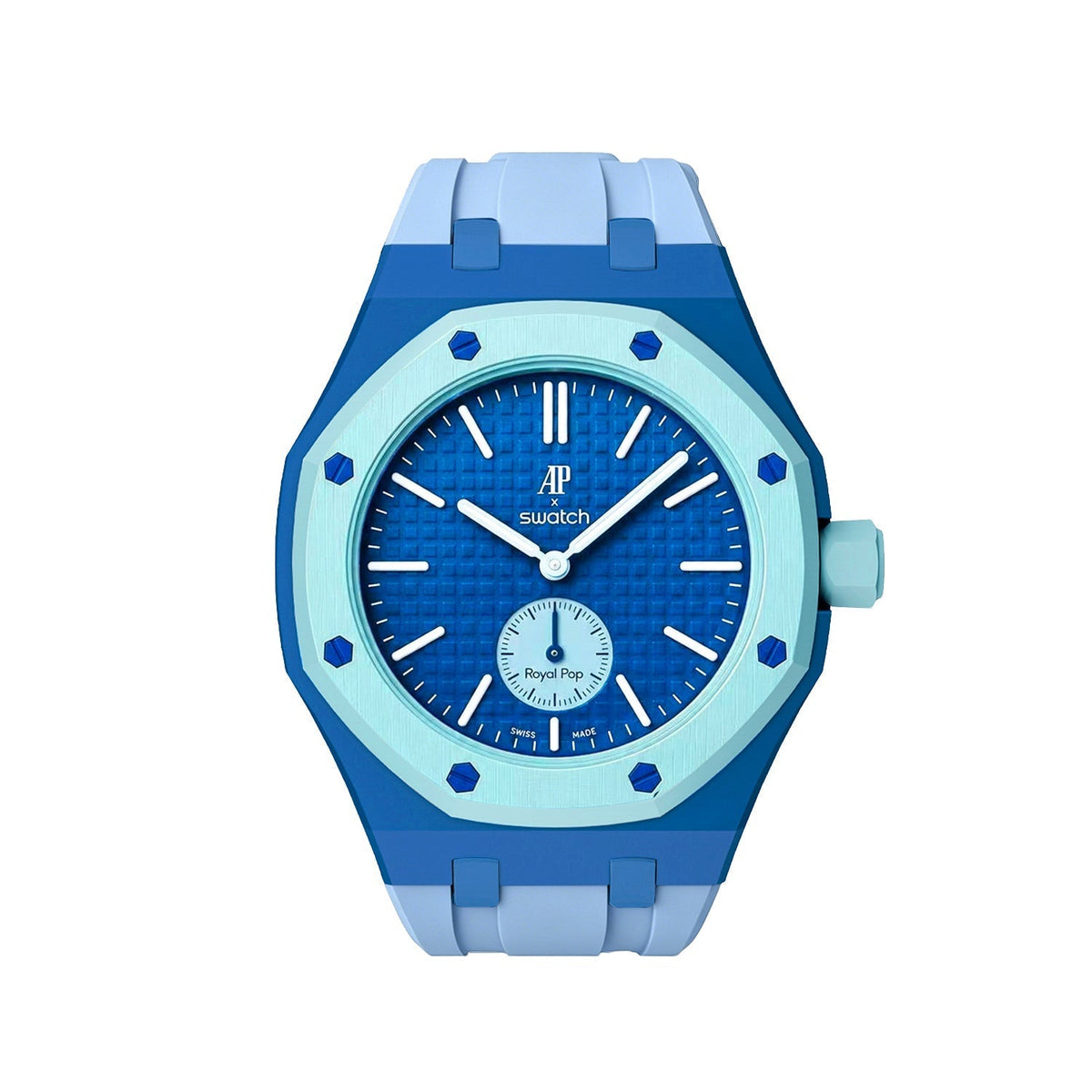 [Elara]Royal Oak Pop Exclusive Bioceramic Case & Silicone Strap Mix Color