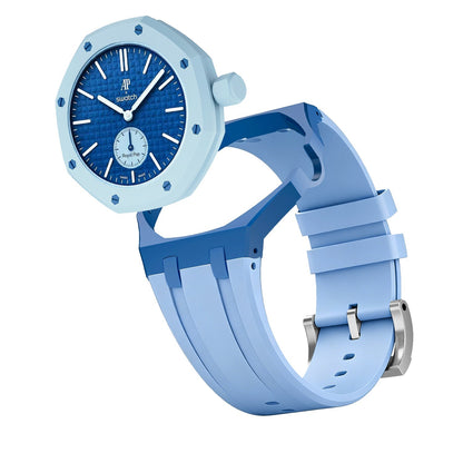 [Elara]Royal Oak Pop Exclusive Bioceramic Case & Silicone Strap Mix Color