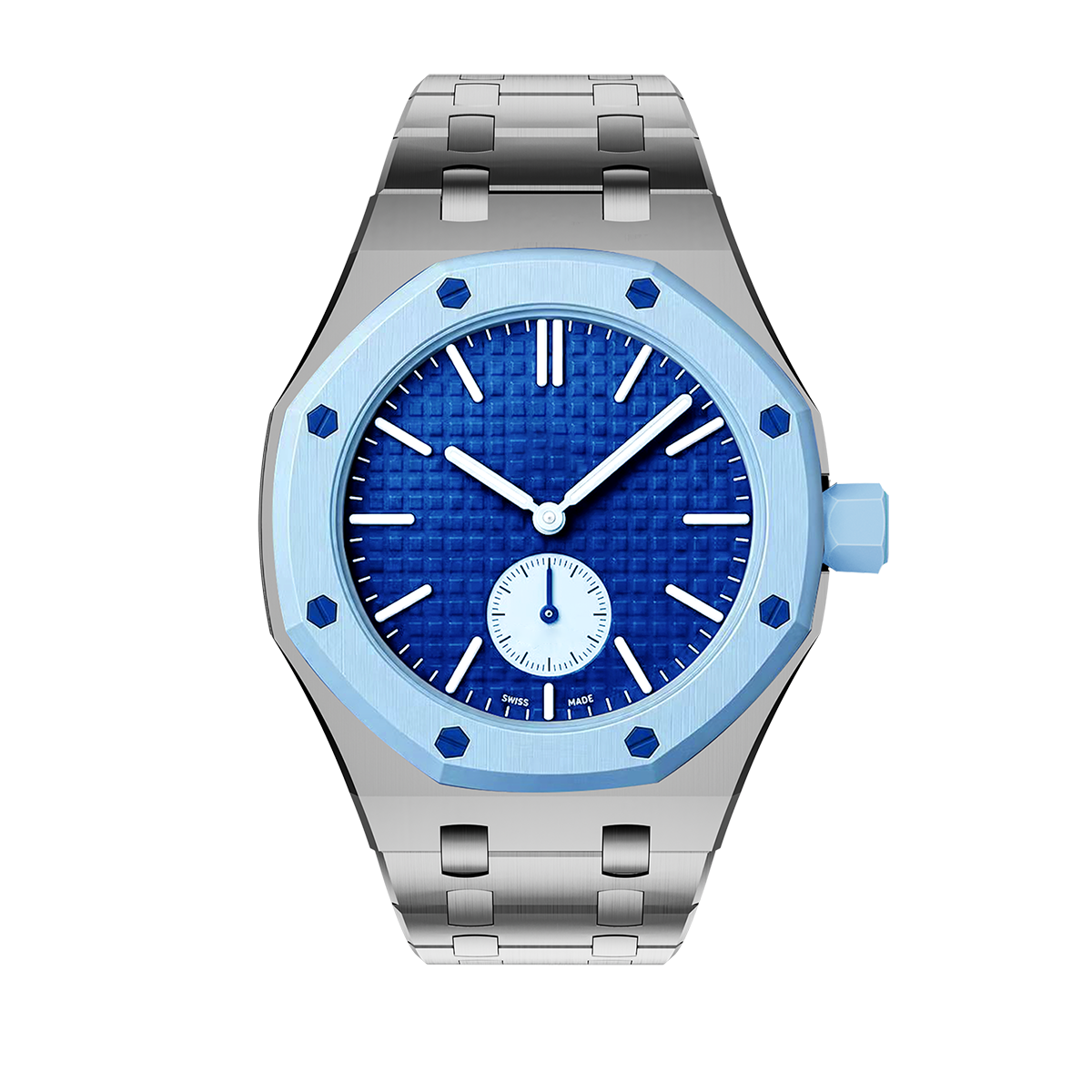 [Elara]OAK POP EXKLUSIVES SILBERNES STAHLBAND
