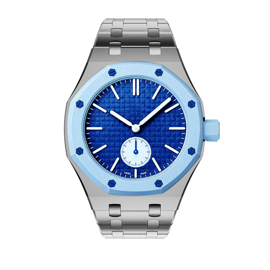 [Elara]OAK POP EXCLUSIVE SILVER STEEL STRAP