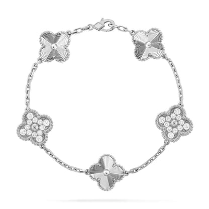 [Elara]GLÜCKSKLEE-ARMBAND MIT 5 MOTIVEN – LASER-KOLLEKTION