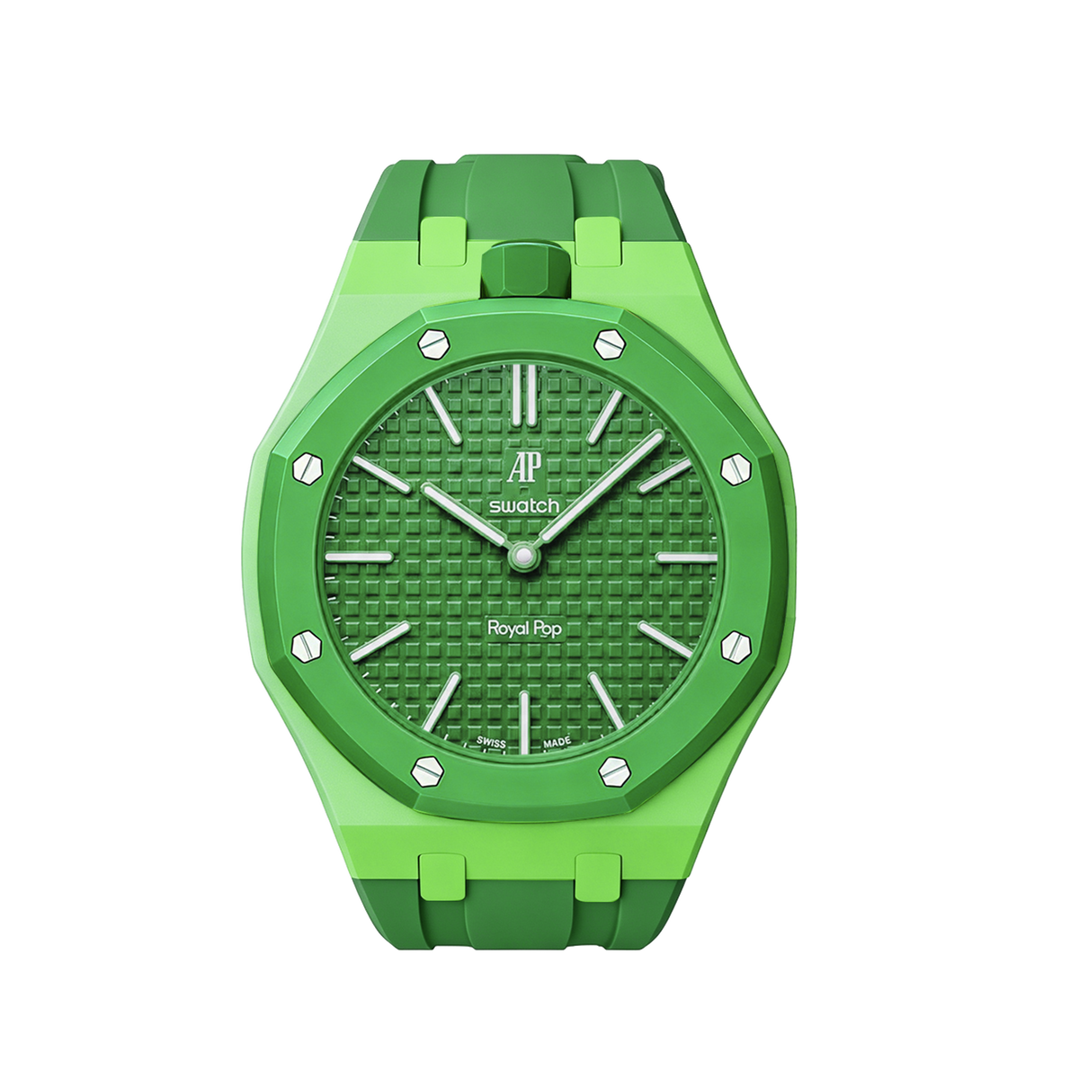 [Elara]Royal Oak Pop Exclusive Bioceramic Case & Silicone Strap Mix Color