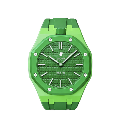 [Elara]Royal Oak Pop Exclusive Bioceramic Case & Silicone Strap Mix Color