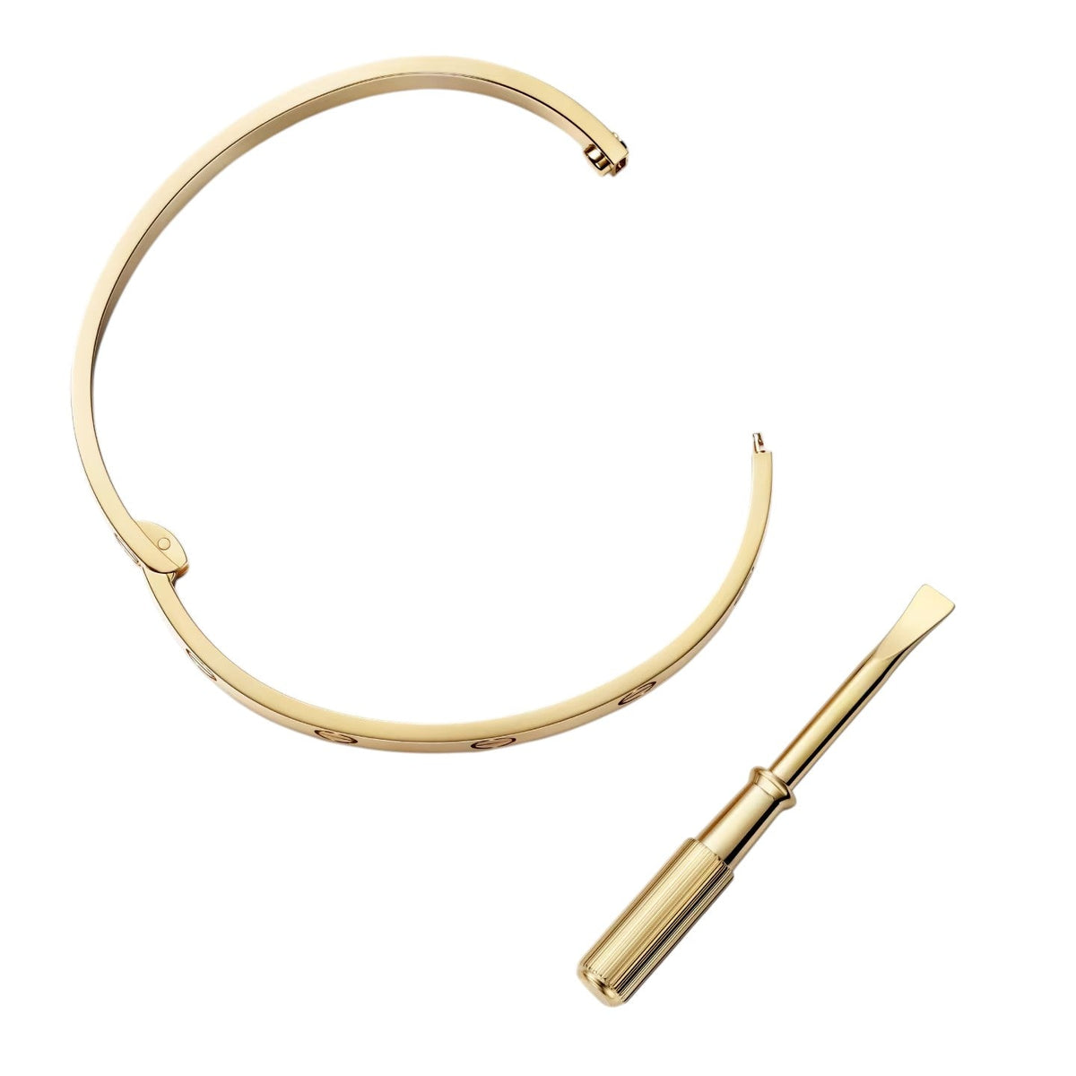 [Elara]CLASSIC 6.1MM LOVE シングルスクリュー ブレスレット