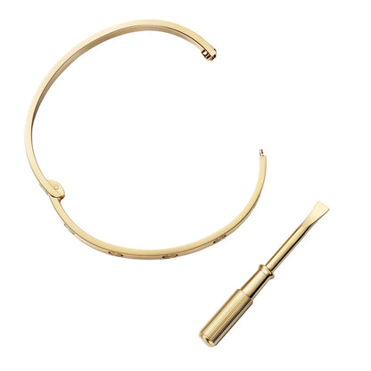[Elara]CLASSIC 6.1MM LOVE シングルスクリュー ブレスレット