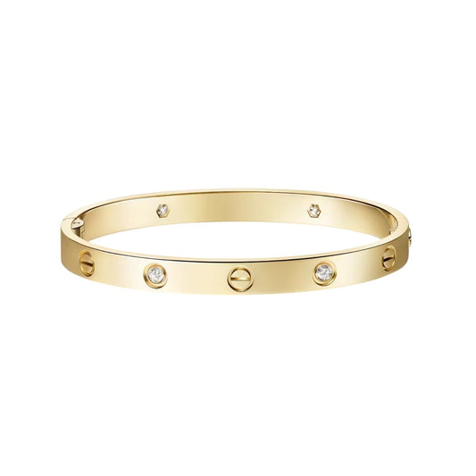 {"Elara":"CLASSIC 6.1MM LOVE シングルスクリュー ブレスレット 4ダイヤモンド"}