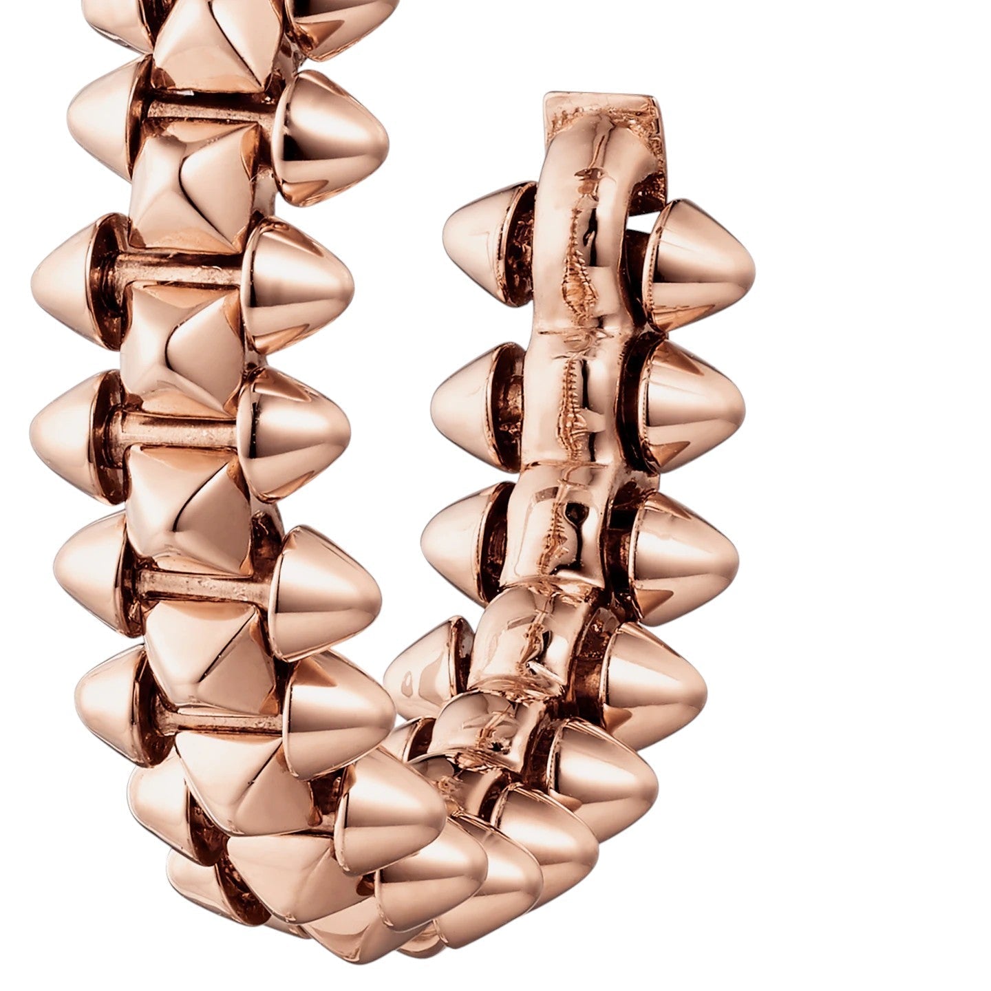 [Elara]CLASH DE 6.4MM HOOP SMALL MODEL EARRINGS