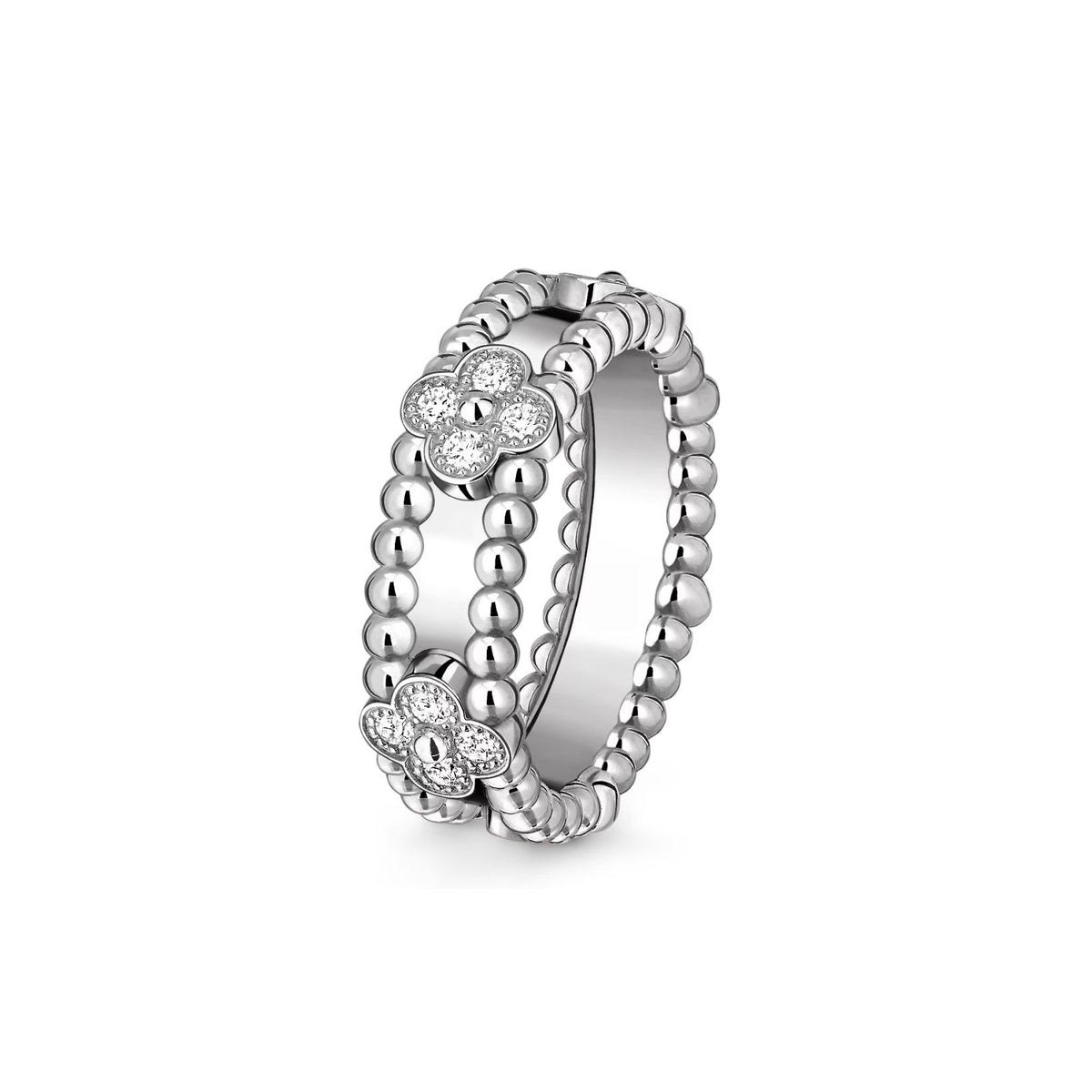 [Elara]SLIM KALEIDOSCOPE RADIANCE RING
