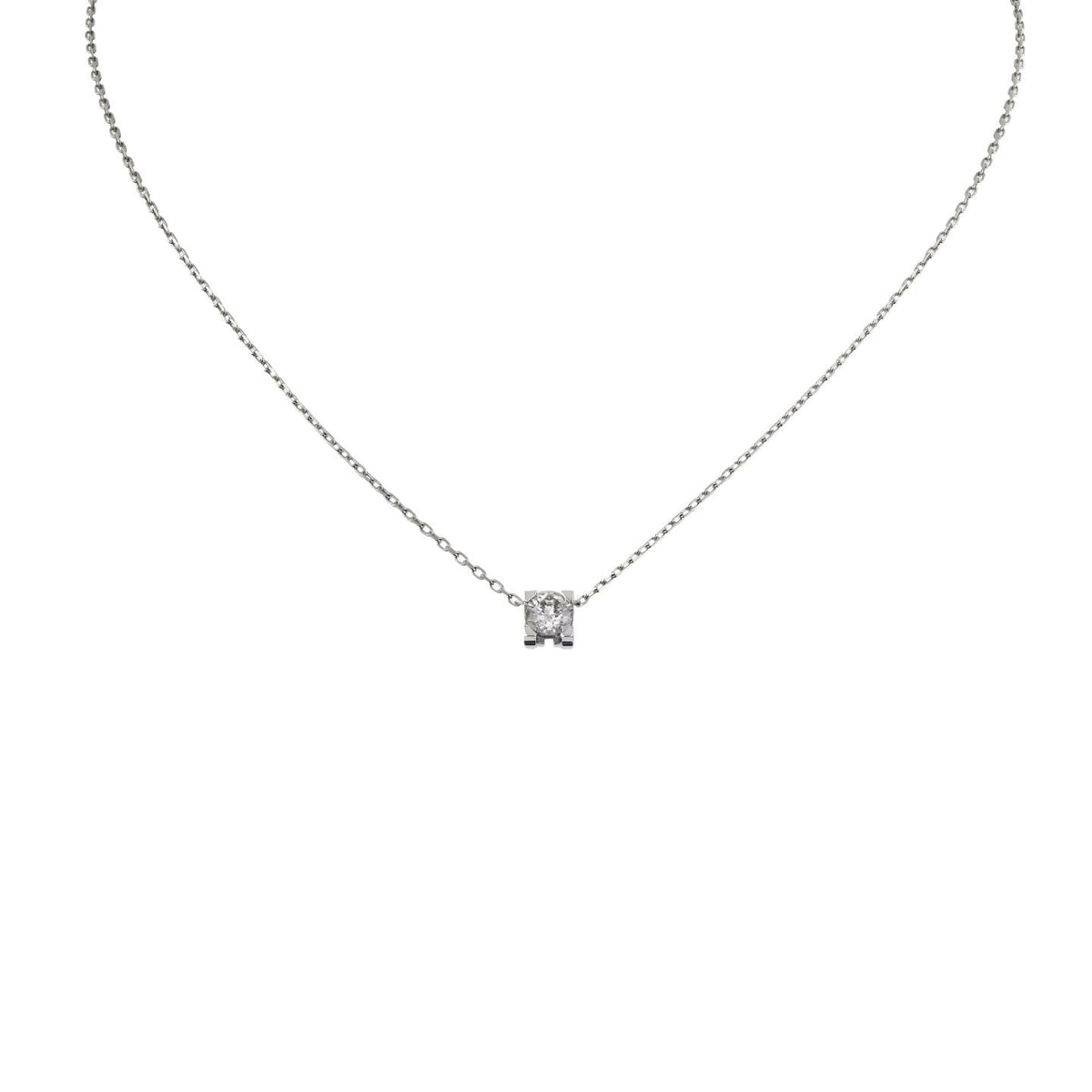 [Elara]C DE PENDANT DIAMOND NECKLACE