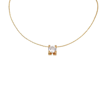 [Elara]C DE PENDANT DIAMOND NECKLACE