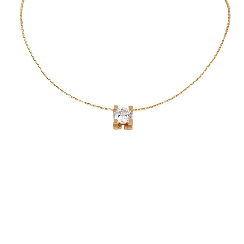 [Elara]C DE PENDANT DIAMOND NECKLACE