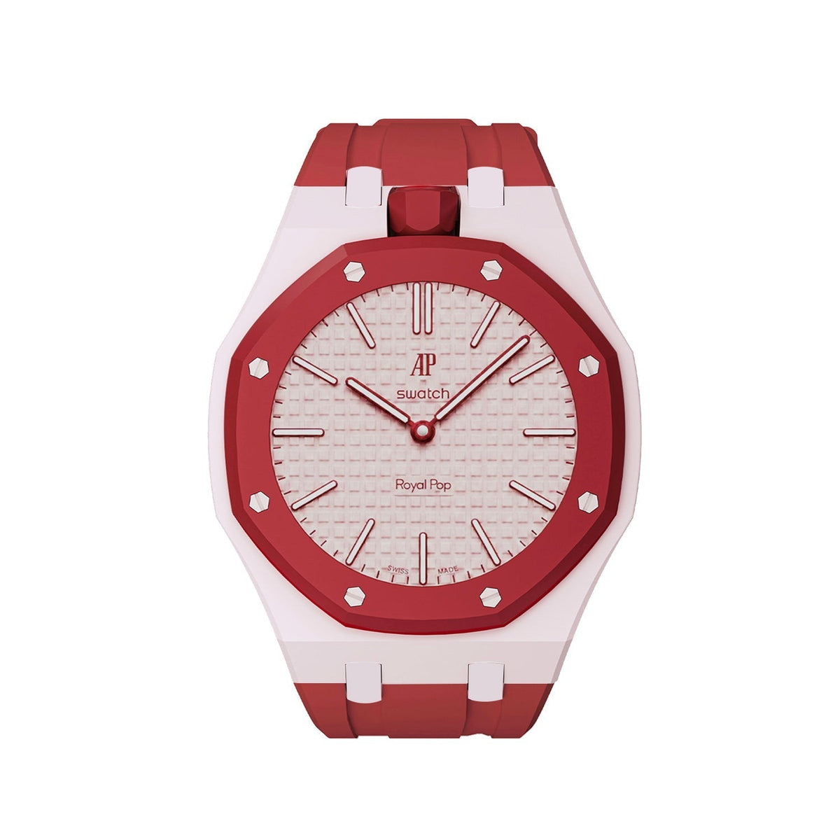 [Elara]Royal Oak Pop Exclusive Bioceramic Case & Silicone Strap Mix Color