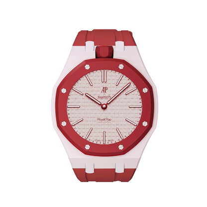 [Elara]Royal Oak Pop Exclusive Bioceramic Case & Silicone Strap Mix Color