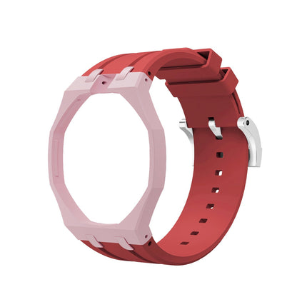 [Elara]Royal Oak Pop Exclusive Bioceramic Case & Silicone Strap Mix Color