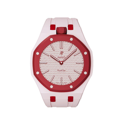 [Elara]Royal Oak Pop Exclusive Bioceramic Case & Silicone Strap Mix Color