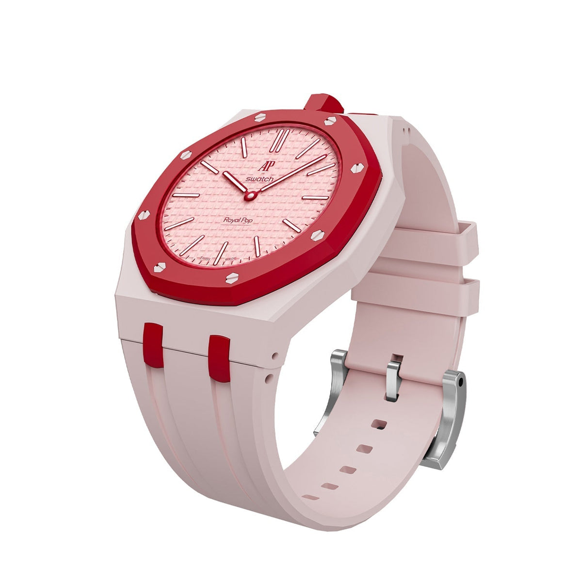 [Elara]Royal Oak Pop Exclusive Bioceramic Case & Silicone Strap Mix Color