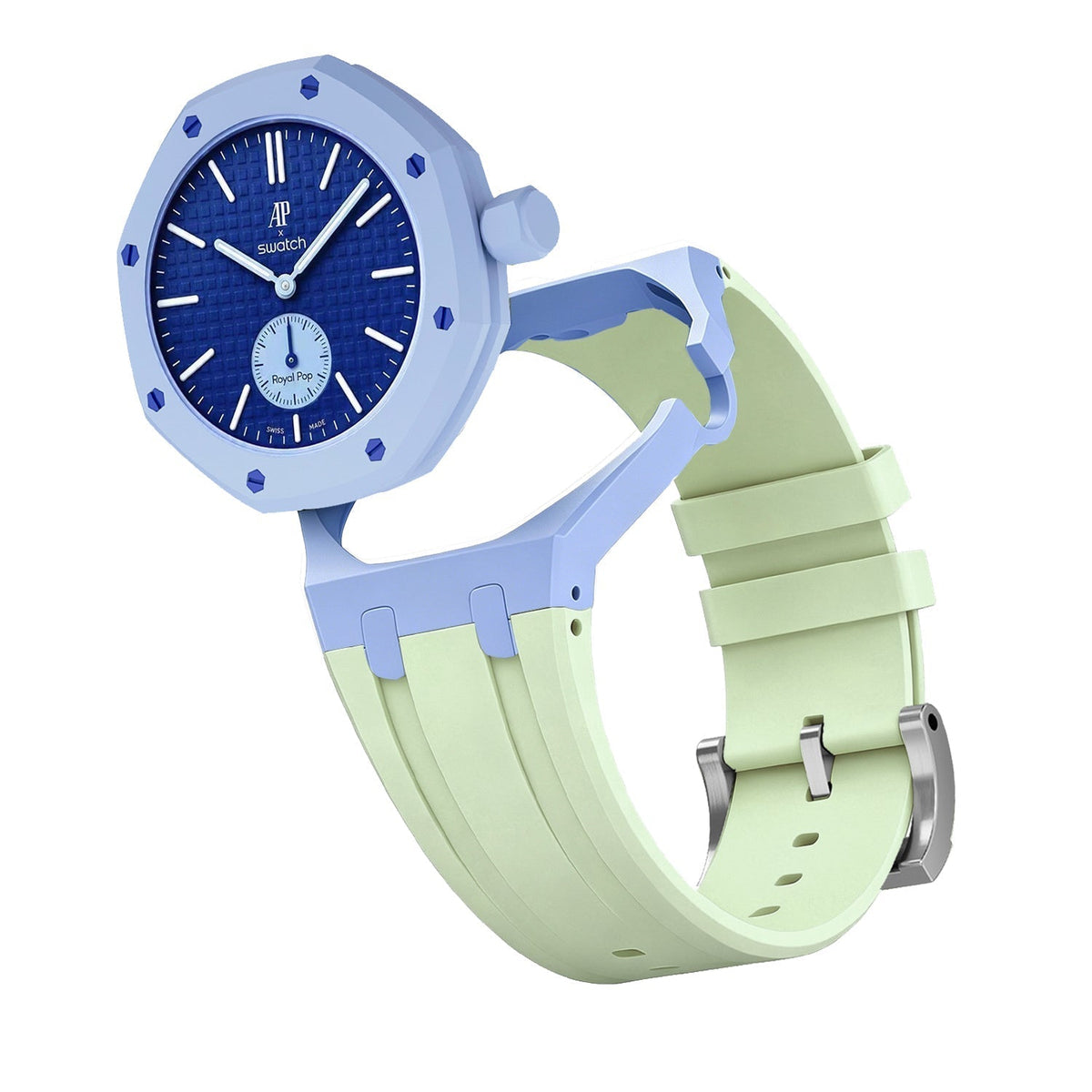[Elara]Royal Oak Pop Exclusive Bioceramic Case & Silicone Strap Mix Color