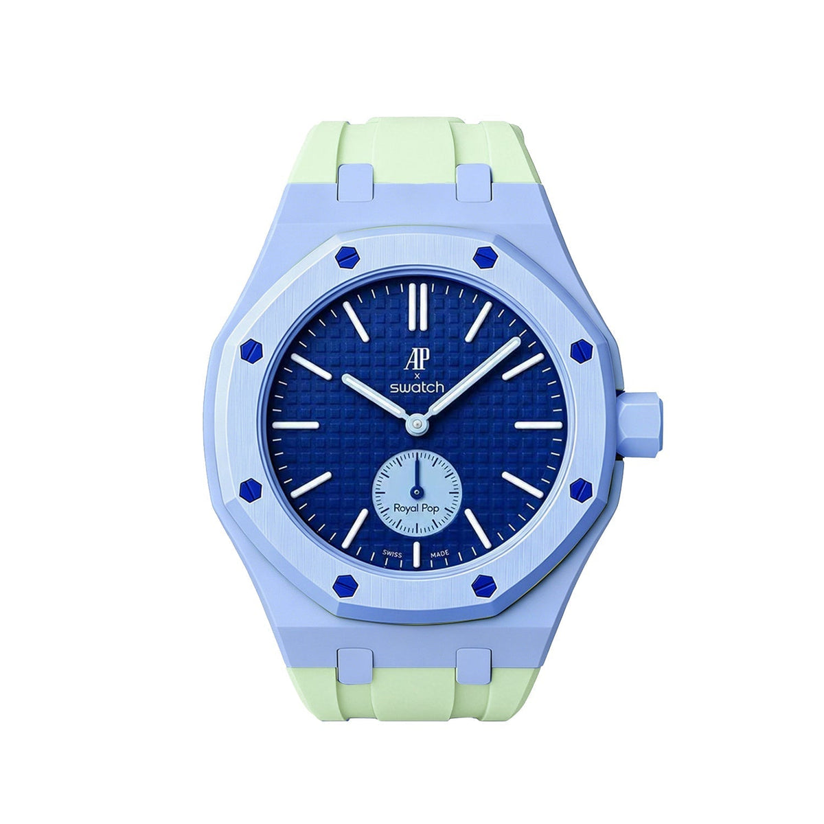 [Elara]Royal Oak Pop Exclusive Bioceramic Case & Silicone Strap Mix Color