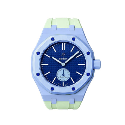 [Elara]Royal Oak Pop Exclusive Bioceramic Case & Silicone Strap Mix Color
