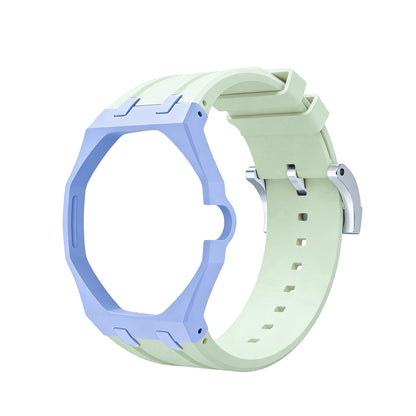 [Elara]Royal Oak Pop Exclusive Bioceramic Case & Silicone Strap Mix Color