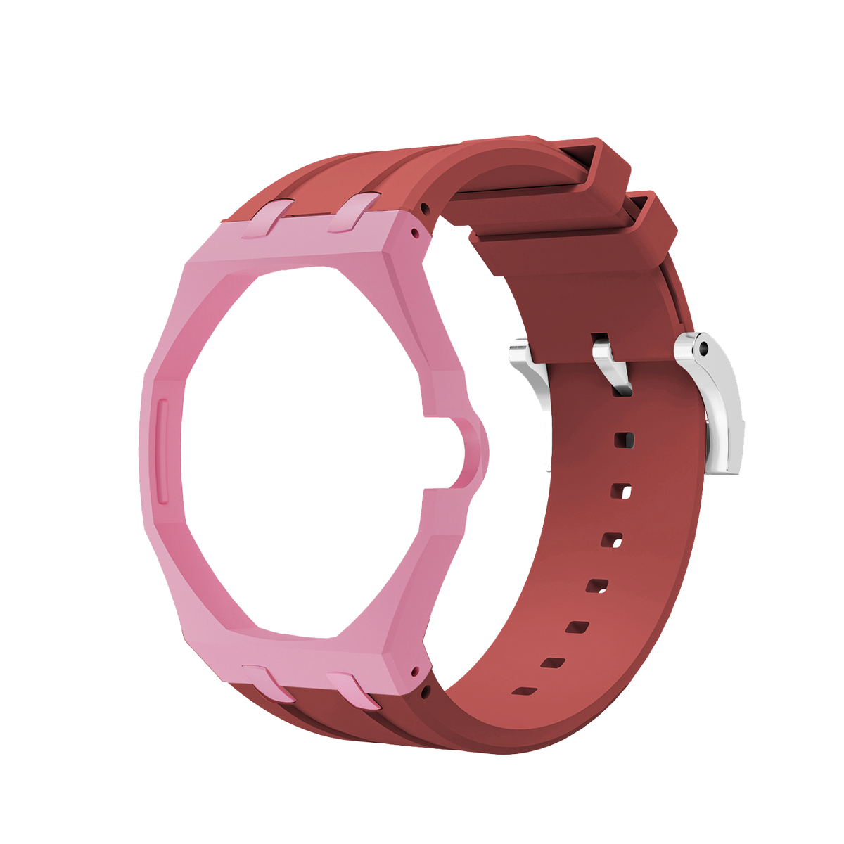[Elara]Royal Oak Pop Exclusive Bioceramic Case & Silicone Strap Mix Color