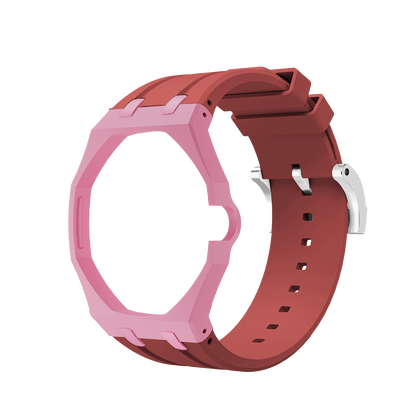 [Elara]Royal Oak Pop Exclusive Bioceramic Case & Silicone Strap Mix Color