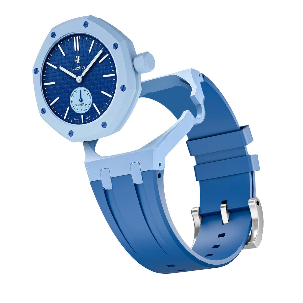[Elara]Royal Oak Pop Exclusive Bioceramic Case & Silicone Strap Mix Color