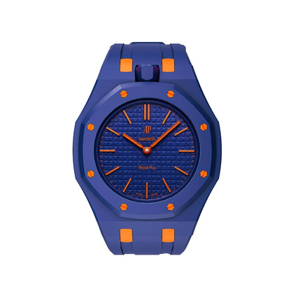 [Elara]Royal Oak Pop Exclusive Bioceramic Case & Silicone Strap Mix Color