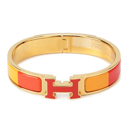 [Elara]H BRACELET ORANGE RAINBOW CERAMIC